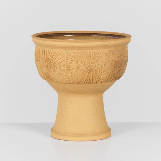 Mid-Century Modern Robert Maxwell Sunburst Studio Chalice For Sale - Image 3 of 10