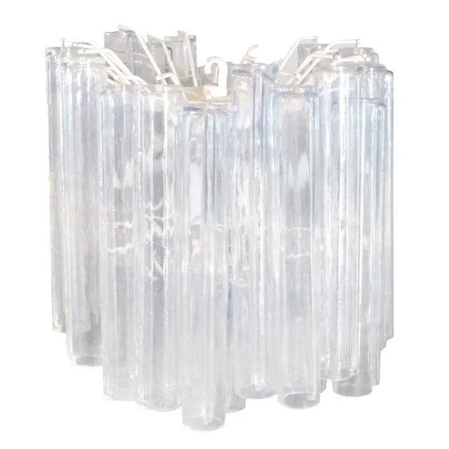 1970s 1970s Venini Italian Glass Tronchi Entry Chandelier For Sale - Image 5 of 5