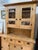 Wood Antique Mexican Pine Wood Step Back Hutch For Sale - Image 7 of 12