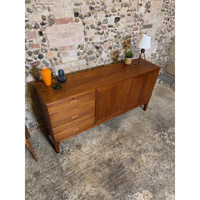 1960s Mid-Century Danish Teak Sideboard by Kai Winding, 1960s For Sale - Image 5 of 18