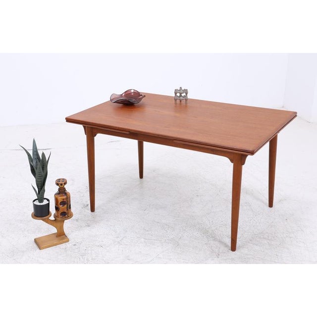 Model 54 Extendable Dining Table in Teak from Omann Jun For Sale - Image 16 of 16