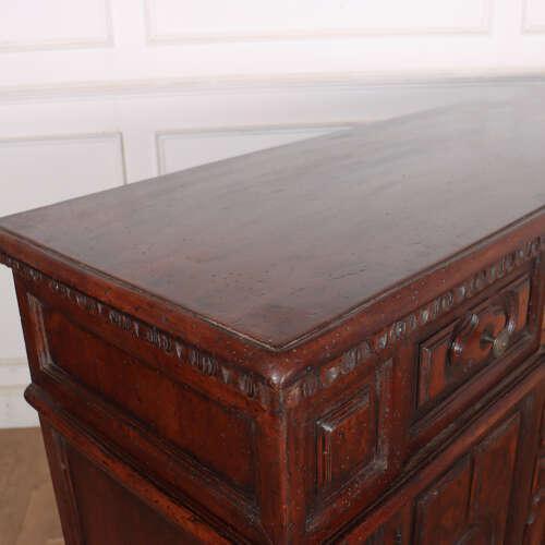 Italian Walnut Sideboard, 1920s For Sale - Image 15 of 17