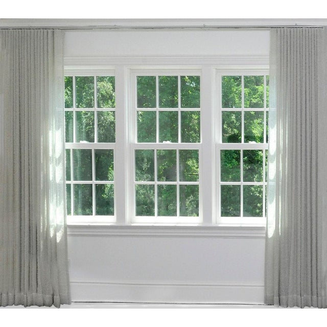 Contemporary Forest Dresden Split Draw Polished Chrome Traversing Track For Sale - Image 3 of 4