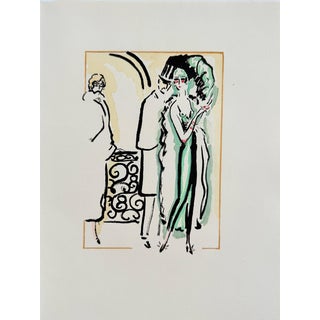 Kees Van Dongen, La Garçonne, 1925, Lithograph Pochoir on Arches Paper For Sale