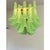 Contemporary Contemporary Modern Green Frosted "Selle" Murano Glass Rectangular Chandelier in Mazzega For Sale - Image 3 of 8