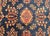 Antique Mahajiran Sarouk Area Rug, Hand-Knotted Wool, Allover Floral Pattern, Navy & Red, 4x6 For Sale - Image 12 of 14