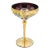 1970s Vintage Venetian Libation Cup, Italian, Art Glass, Gilt, Decorative Wine Flute For Sale