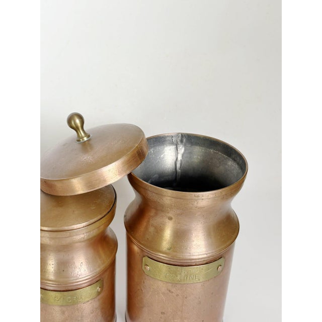 Metal Vintage Copper Pots, France, 1960s, Set of 3 For Sale - Image 7 of 12