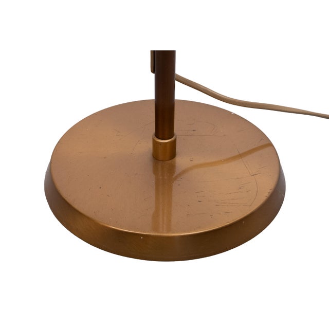 Holtkotter Bronze Swing Arm Floor Lamp, Germany, 1980s For Sale - Image 9 of 13
