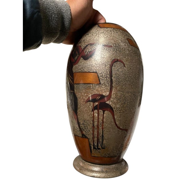 Metal Vase from WMF, 1930s For Sale - Image 6 of 7