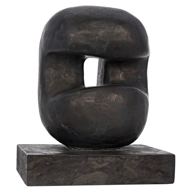 NOIR Juno Sculpture, Black Marble For Sale In Los Angeles - Image 6 of 6