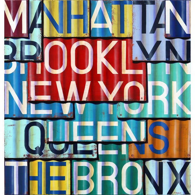 New York - Original Artwork Oil Painting for Sale on Canvas by Ross Tamlin For Sale - Image 9 of 9
