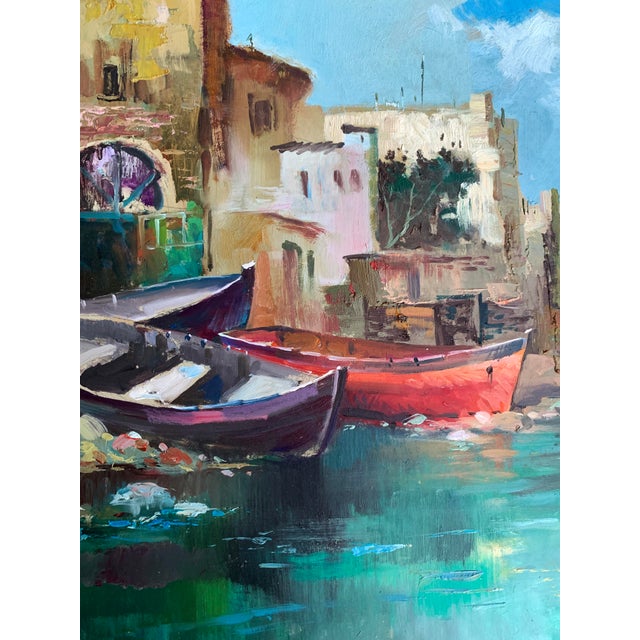 Oil Painting on the Seashore Yuriy Suprunchuk For Sale - Image 6 of 13