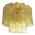 Glass Italian Clear Amber Tronchi Murano Glass Flush Mount by Simoeng for Simoeng For Sale - Image 7 of 7