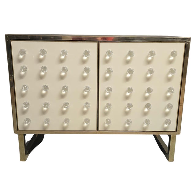 White and Black Cabinet in Murano Glass from Justfurnituress SRL For Sale - Image 16 of 16