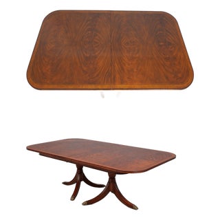 Jonathan Charles Large Mahogany Dining Room Table For Sale