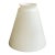 Vintage Vienne Modern/Franch Style White Milk Mouth Blown Glass Shade For Sale
