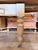 Antique Primitive Pine Farmhouse Extension Table With Concealed Leaves For Sale - Image 10 of 12