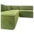 Vintage Trio Sofa in Green Teddy Fabric from Cor, 1970s, Set of 4 For Sale - Image 4 of 14