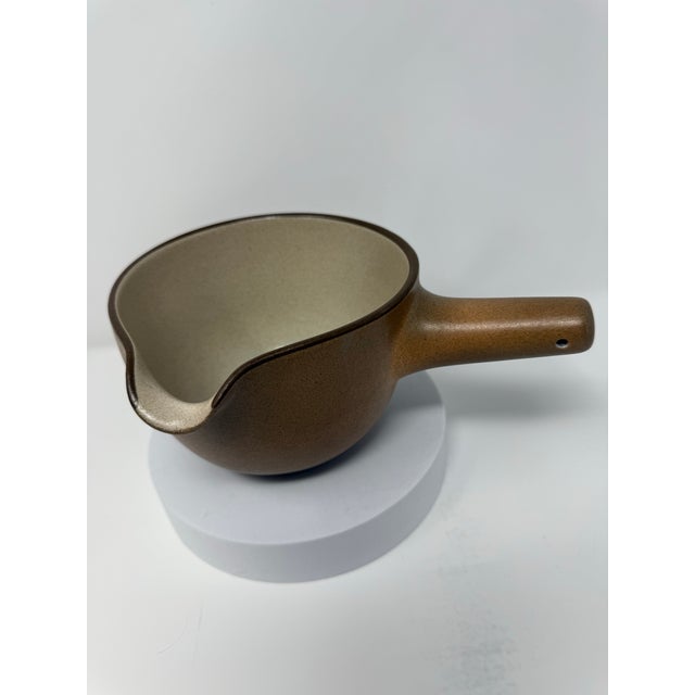 Mid-Century Modern Late 20th Century Edith Heath for Heath Ceramics Sandalwood No. 110 Pouring Bowl For Sale - Image 3 of 8