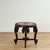 Impressive antique Anglo Indian table handcrafted in teak featuring a top with a carved elephant center medallion , inlaid...