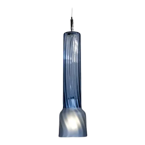 Camo Pendant Light from the Flashlight Collection in Steel Blue For Sale