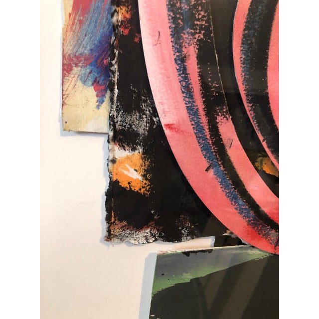 Hugh O'Donnell, 1980s Abstract Expressionist Pop Art Painting Collage, Assemblage Hugh O'Donnell, 1988 For Sale - Image 11 of 15