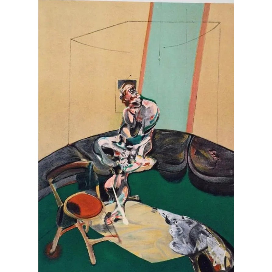 Francis Bacon, Portrait of George Dyer Staring at a Blind Cord ...