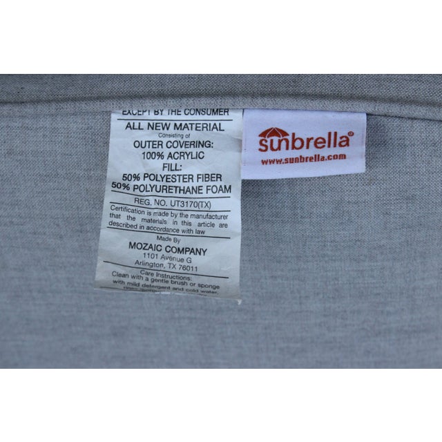 Mozaic Company Modern Pair of Aluminum Outdoor Lounge Chairs For Sale - Image 12 of 12