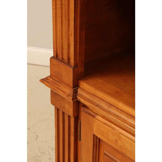 Ethan Allen Legacy Collection Open Bookcase Cabinet For Sale - Image 13 of 15