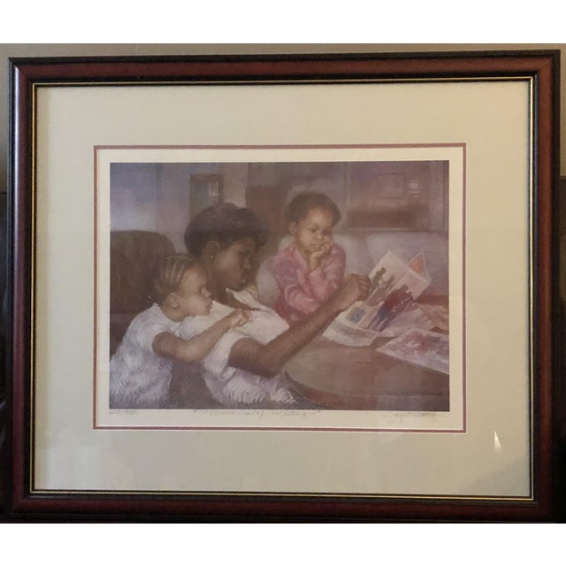 1989 Brenda Joysmith Signed Print "Memories of Waiting" For Sale - Image 12 of 12