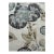 Scalamandre Fabric Sc 000216603-Cumbria Hand Block Print-Smoke on Ivory 1 7/8 Yards For Sale