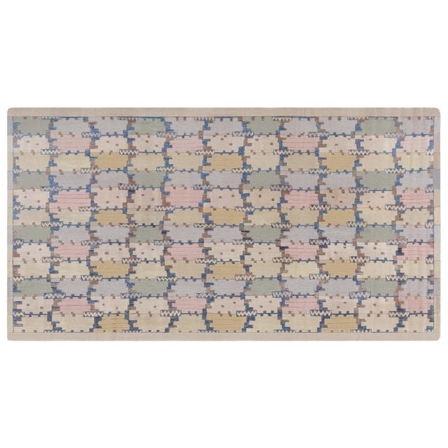 Mid-Century Modern Modern Swedish Flat Weave Inspired Rug by Doris Leslie Blau For Sale - Image 3 of 9