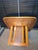Vintage 1960's Caned Bottom Breakfast Table W/ Checkerboard Parquet Top For Sale - Image 4 of 7