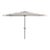 Iris 6.5x10 Rectangle Umbrella - Gray/White For Sale
