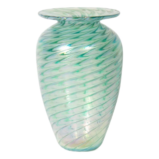 Glass Eye Studio 1973 Art Glass Vase For Sale