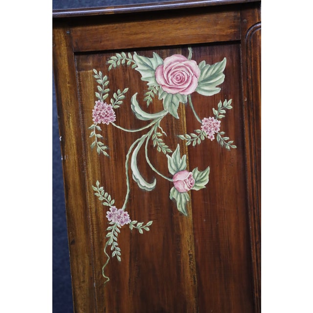 French Country Painted Cherry Chimney Cupboard For Sale - Image 11 of 13