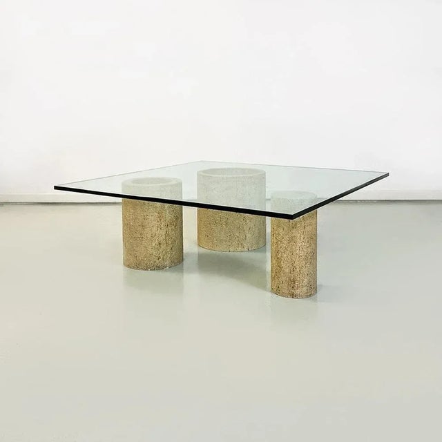 Italian Modern Coffee Table Di Uno Tre by Giulio Lazzotti for Casigliani, 1980s For Sale - Image 4 of 12