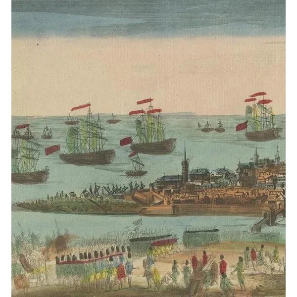 Siege of Nice by Chereau, 1790, Paper For Sale - Image 3 of 5