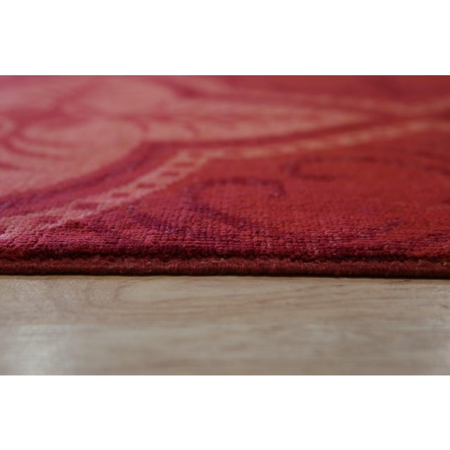 Hand-knotted in premium Afghan wool, this 10 x 14 Penelope Maya rug carpet is a refined addition to our contemporary room-...