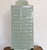 Ceramic Square Celadon Glazed Trigram Cong Vase, 20th Century For Sale - Image 7 of 9