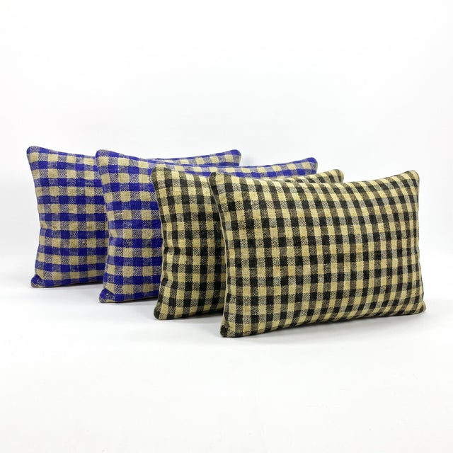 This beautiful 16'' X 24'' pillow cover set was made from authentic Turkish Kilim pieces. Bright colors of wool adorn the...