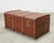 Early 20th Century Art Deco Canvas and Bentwood Steamer Trunk For Sale - Image 16 of 18