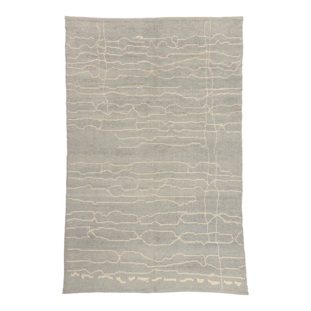 Contemporary Turkish Moroccan Rug, 06'05 X 10'00 For Sale