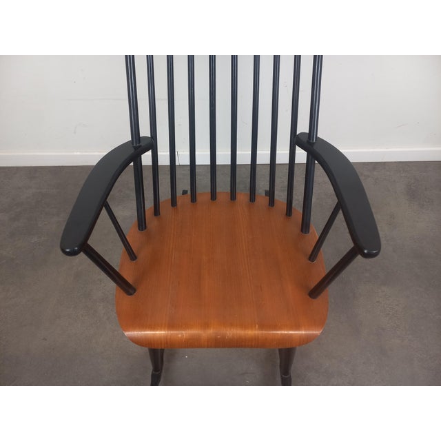 Scandinavian Rocking Chair by Ilmari Tapiovaara for Asko, 1950s For Sale - Image 3 of 15