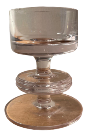 Vintage Sheringham Disc Candleholder in Glass from Wedgewood