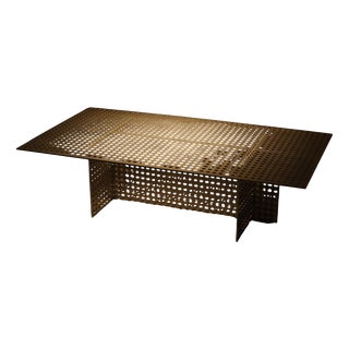 Partial Presence Aluminium Coffee Table by Bureau of Entropy For Sale