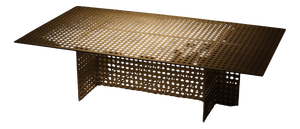 Partial Presence Aluminium Coffee Table by Bureau of Entropy