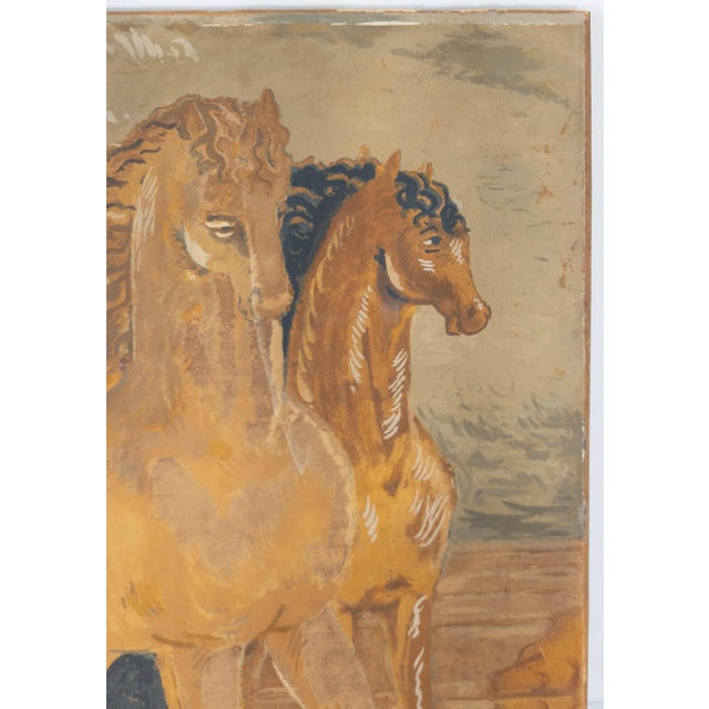 Mid-Century Modern Mid-Century Serigraph Silkscreen Print After Giorgio De Chirico For Sale - Image 3 of 12