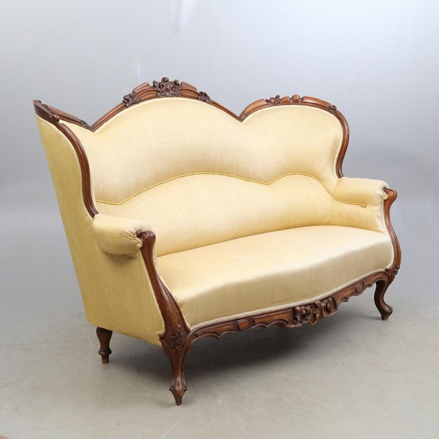 Neo-Rococo Salon Sofa, 1930s For Sale - Image 6 of 12